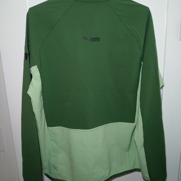 Columbia Spectre Ridge™ Full Zip Tech Fleece Men’s size Medium Omni-Shield Green - Picture 2 of 9